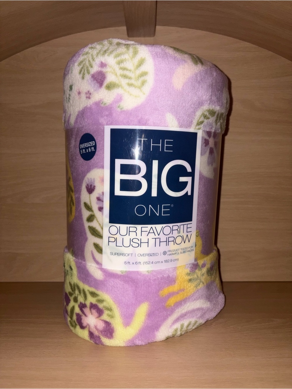 ✨$15✨ NEW•Cats Supersoft Oversized Plush Throw Blanket |5'x6'